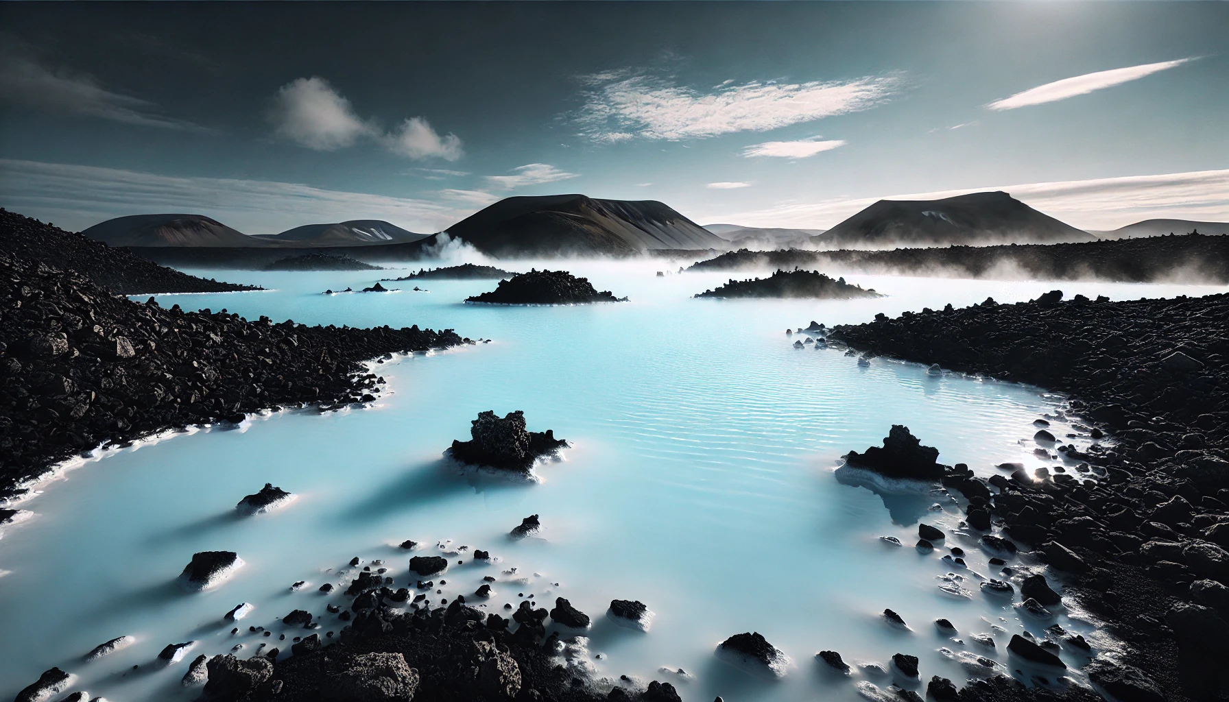 A stunning view of Icelands Blue Lagoon